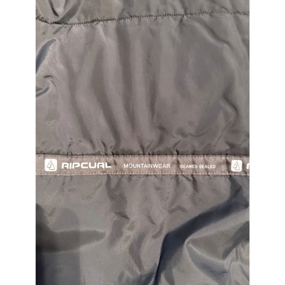 Rip Curl Mountainwear Unisex Kids Navy Grey Hooded Ski Jacket K-14 Seam Sealed